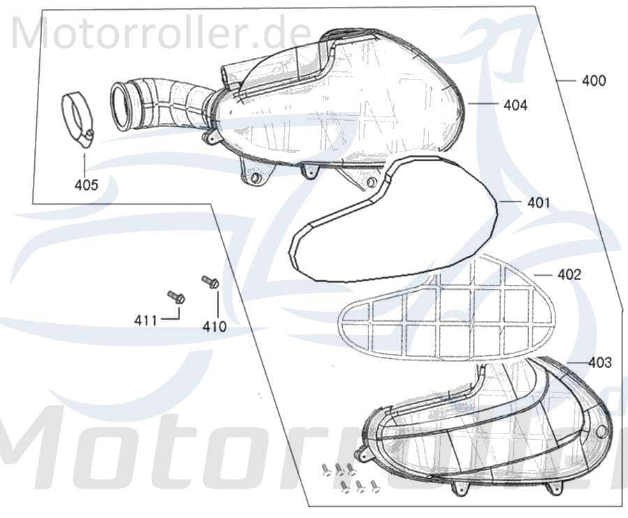 Jonway Flory Classic 50 Schelle 50ccm 4Takt 17200-SQ5A-9308 Motorroller.de Ablaufschlauch Klemme Schlauchklemme Spannring clip Klemmschelle Scooter