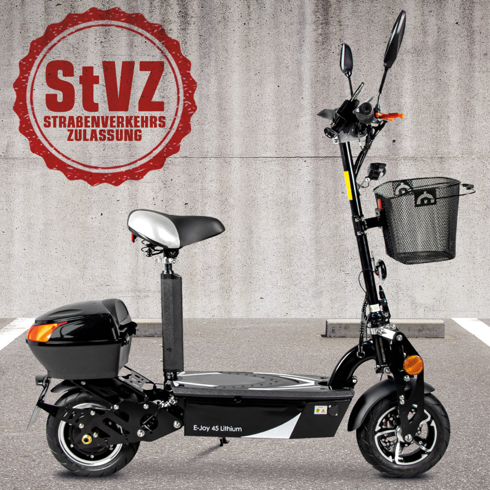 Elektroroller Scoody 45 E-Joy 45 km/h 48V-20Ah Lithium-Akku 1000 Watt E-Scooter E-Roller
