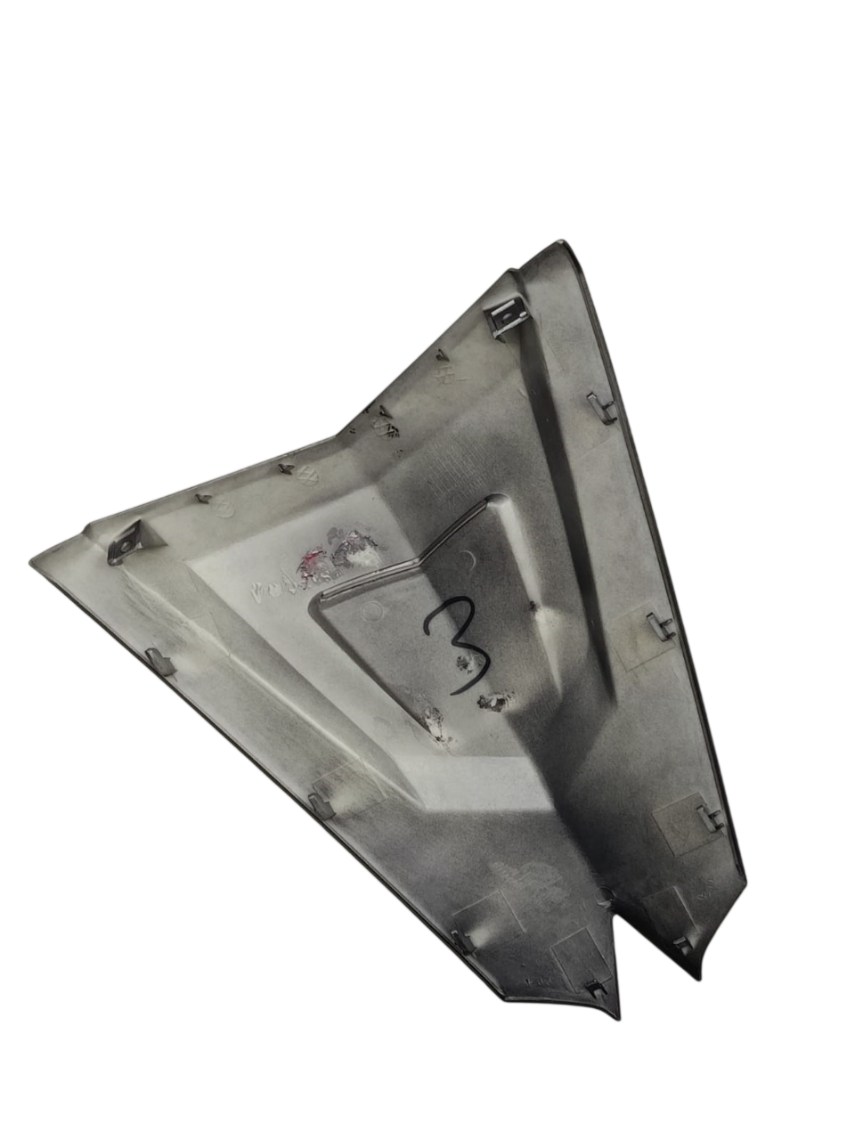 Kreidler Florett 2.0 City 50 Abdeckung Frontverkleidung grau metallic 740969 Frontmaske Cover Dekorblende vorne