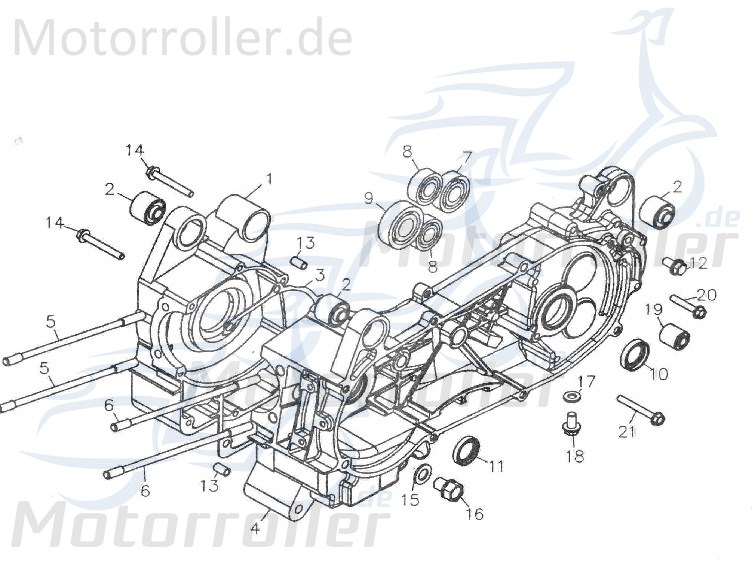 Adly GK 125 Simmerring Simmering 125ccm 4Takt K96500-19305 Motorroller.de Wellendichtring Abdichtring Dichtringe Radialdichtring Öldichtring 152QMI