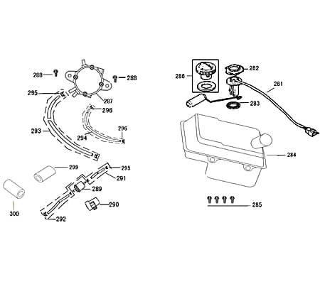 Rex Bergamo 50 Benzinschlauch Roller 50ccm 4Takt 740399 Motorroller.de Kraftstoffschlauch Kraftstoffleitung Gummischlauch Benzin-Schlauch 50ccm-4Takt
