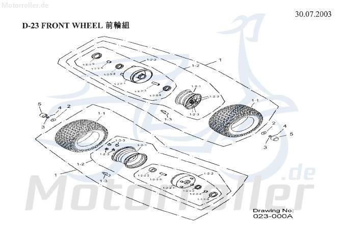 Aeon Overland 125 Quadreifen vorn 125ccm 4Takt 42711-182-000 Motorroller.de AT 21x7-10 TUBLESS 18J E4 175/75-10 MAVERICK ATV-Reifen Offroadreifen UTV