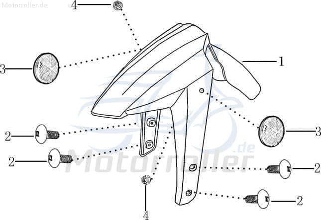 Schraube M6x12mm verzinkt AGM Fighter 125 One 8011806012-5 Motorroller.de kreuz Linsenschraube 1E40QMB Scooter Fighter 125 Sport Moped Ersatzteil