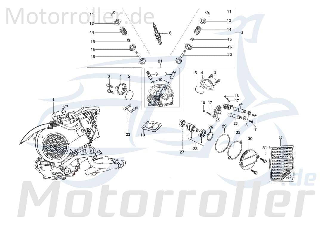 Federteller unterer Kreidler LML Star 4 200 Schaltung 720986 Motorroller.de Federauflage Federunterlage 200ccm-4Takt Scooter STAR Deluxe 4S 200 Moped