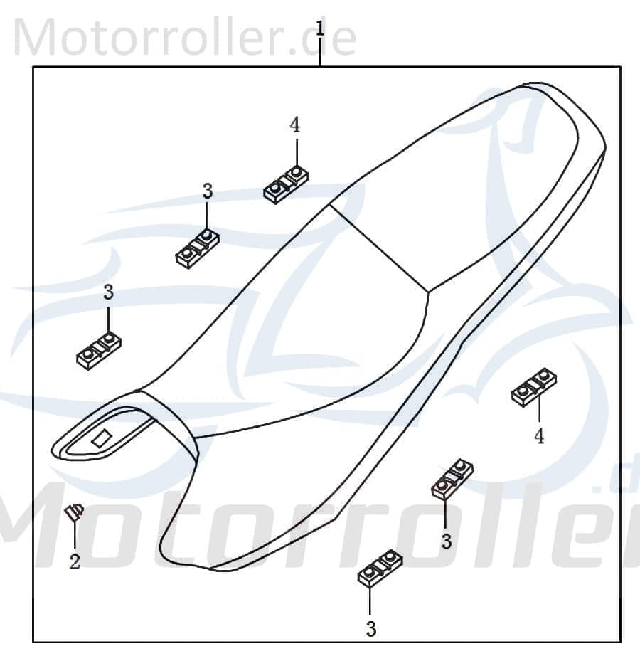 Kreidler STREET 125 DD Anschlaggummi 125ccm 4Takt 91405 Motorroller.de Gummipuffer Dämpfer Anschlagpuffer Gummi-Puffer Stopper Gummidämpfer Scooter