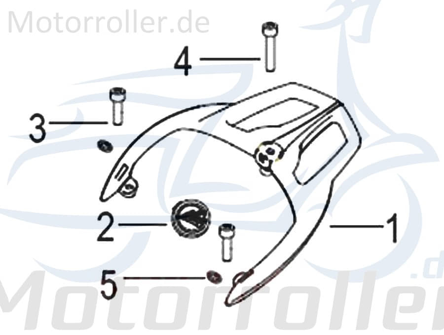 Keeway Outlook 125 Schraube Roller 125ccm 4Takt B02050806565 Motorroller.de M8x65mm Bundschraube Maschinenschraube Flanschschraube Flansch-Schraube