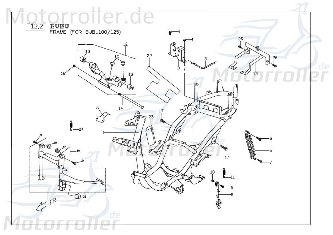 PGO Sitzbankschloss Rodoshow 50 Sitzschloss 50ccm 2Takt Motorroller.de Sitzbank-Schloss Sitzbank-Verriegelung Sitzbankverschluss Sitzbank-Verschluss