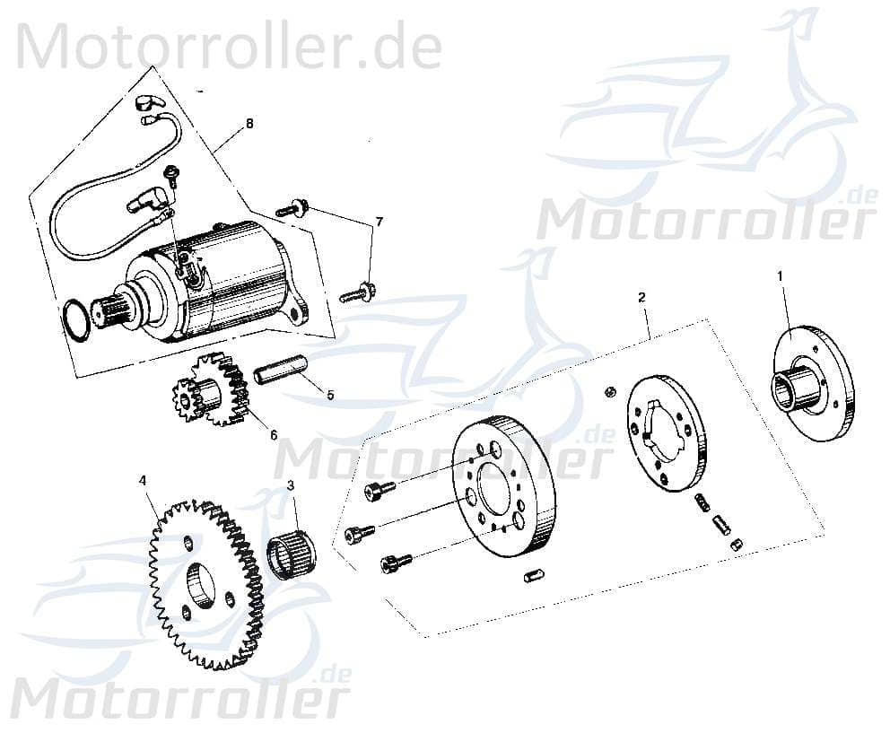 Nadellager Tongjian M150-1061000 Motorroller.de