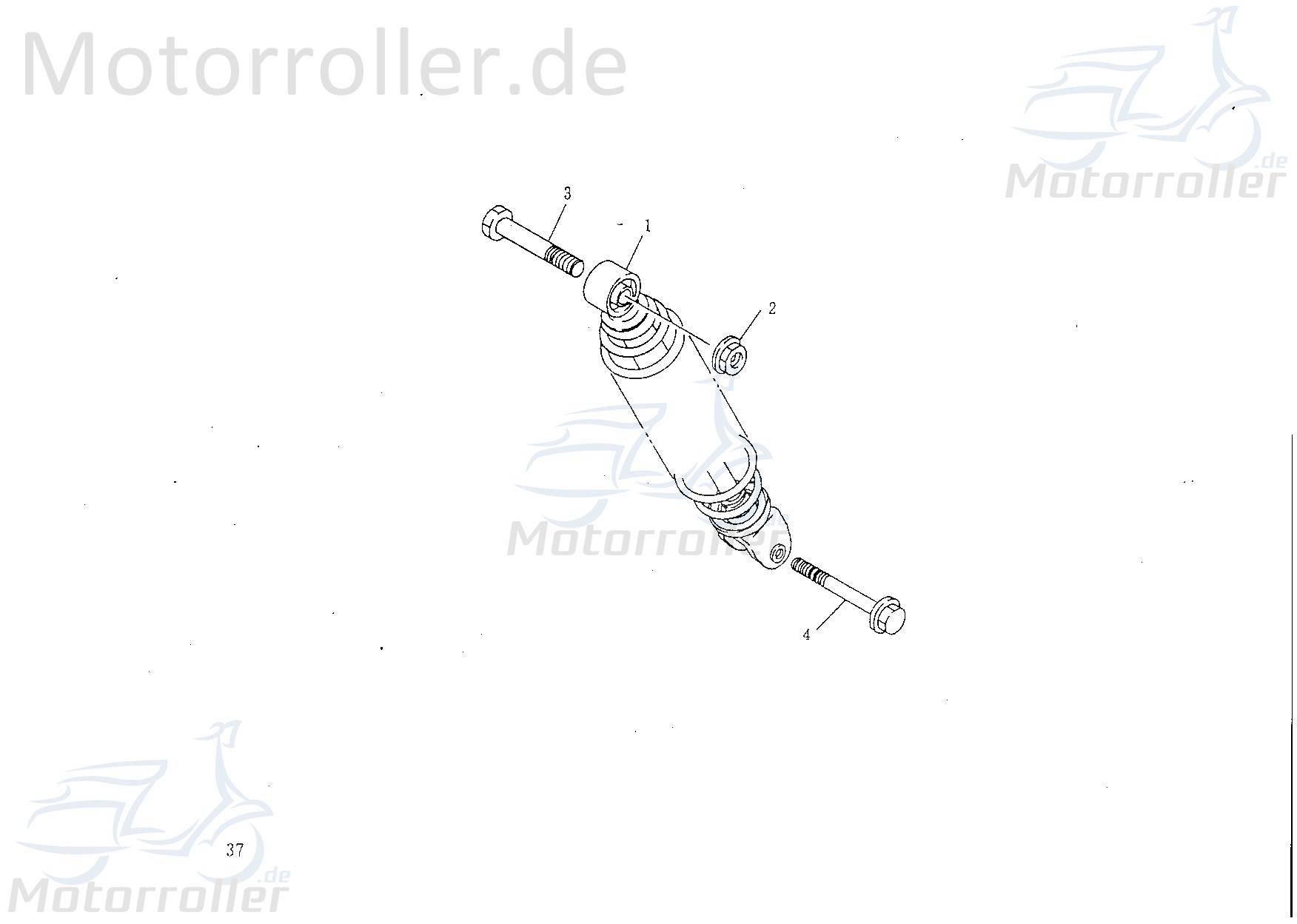 PGO Mutter M10 Bugrider 250 Sechskantmutter 250ccm 4Takt Motorroller.de Flanschmutter Bundmutter Sechskant-Mutter Flansch-Mutter Maschinenmutter Buggy