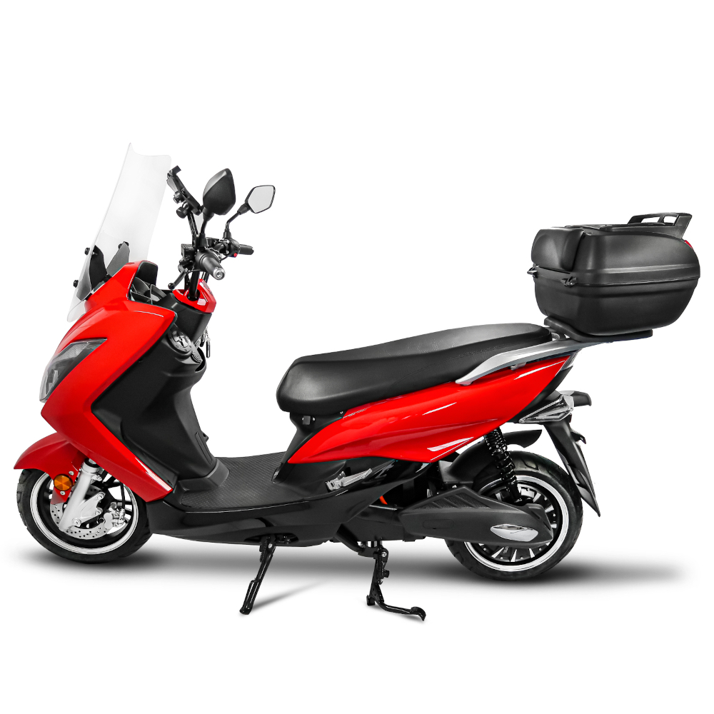 Elektroroller Scoody MX2-45 45 km/h E-Scooter E-Roller Lithium-Akku 3000 Watt mit Topcase und Straßenzulassung