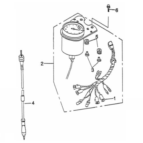 Tacho komplett Tachoeinheit Motorroller Rex 94050