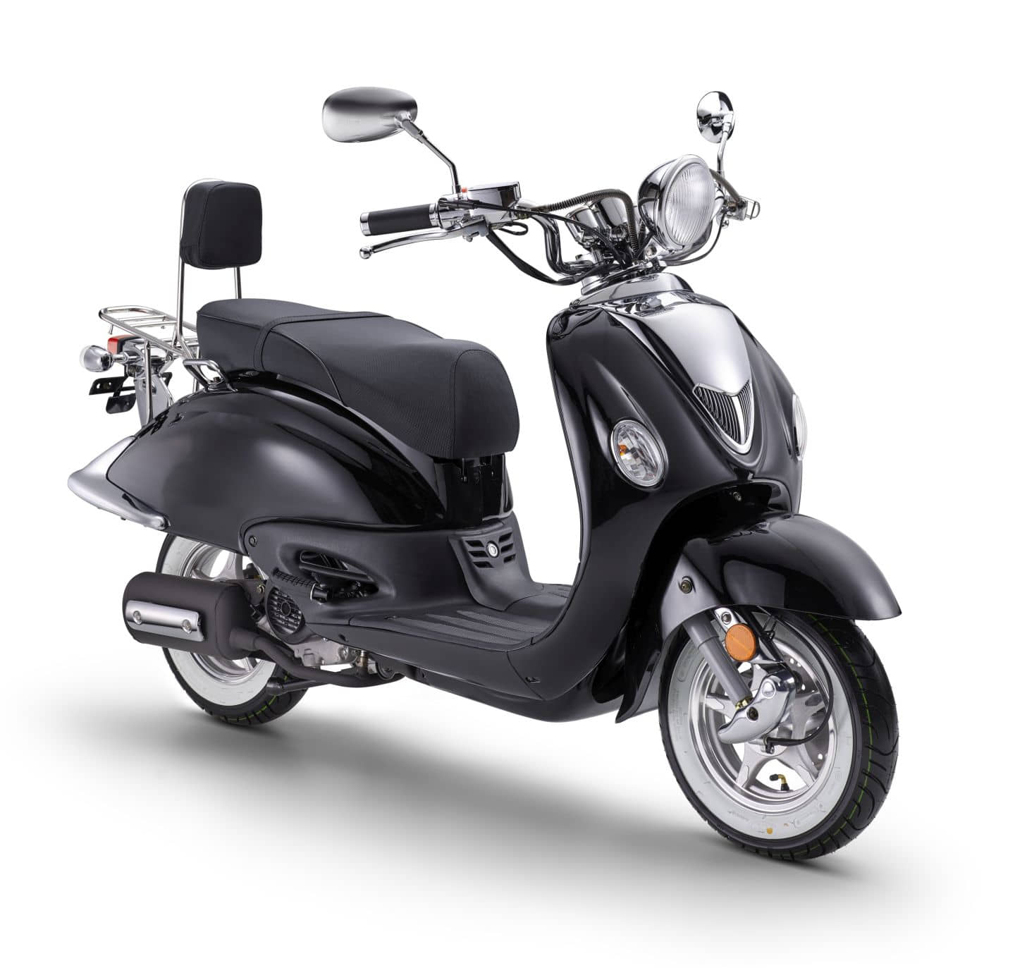 Motorroller GMX 470 Retro Classic CC-50 45 km/h schwarz Euro 5