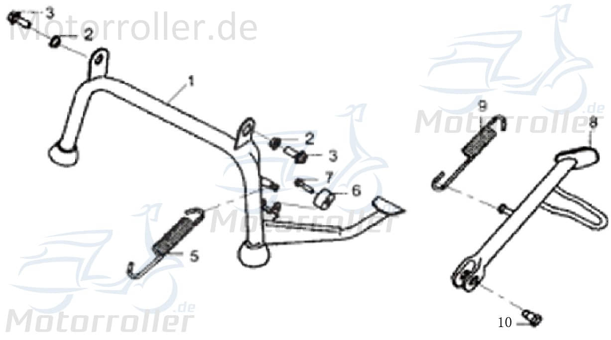 AGM GMX 550 Federsatz Federset Roller 50ccm 4Takt 1110403-1 Motorroller.de Federkit 50ccm-4Takt Scooter Ersatzteil Service Inpektion Direktimport