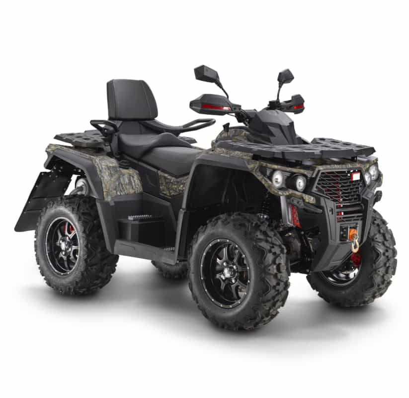 Quad Fighter PC 1000 camouflage LOF Euro 5 ATV Straßenzulassung V-Twin Motor