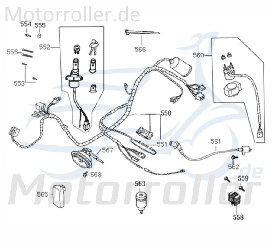 Kreidler Flory 50 Classic CDI Zündbox 45km/h 10Zoll 740023 Motorroller.de Blackbox Steuergerät CDI-Einheit Zündeinheit 50ccm 4Takt Scooter