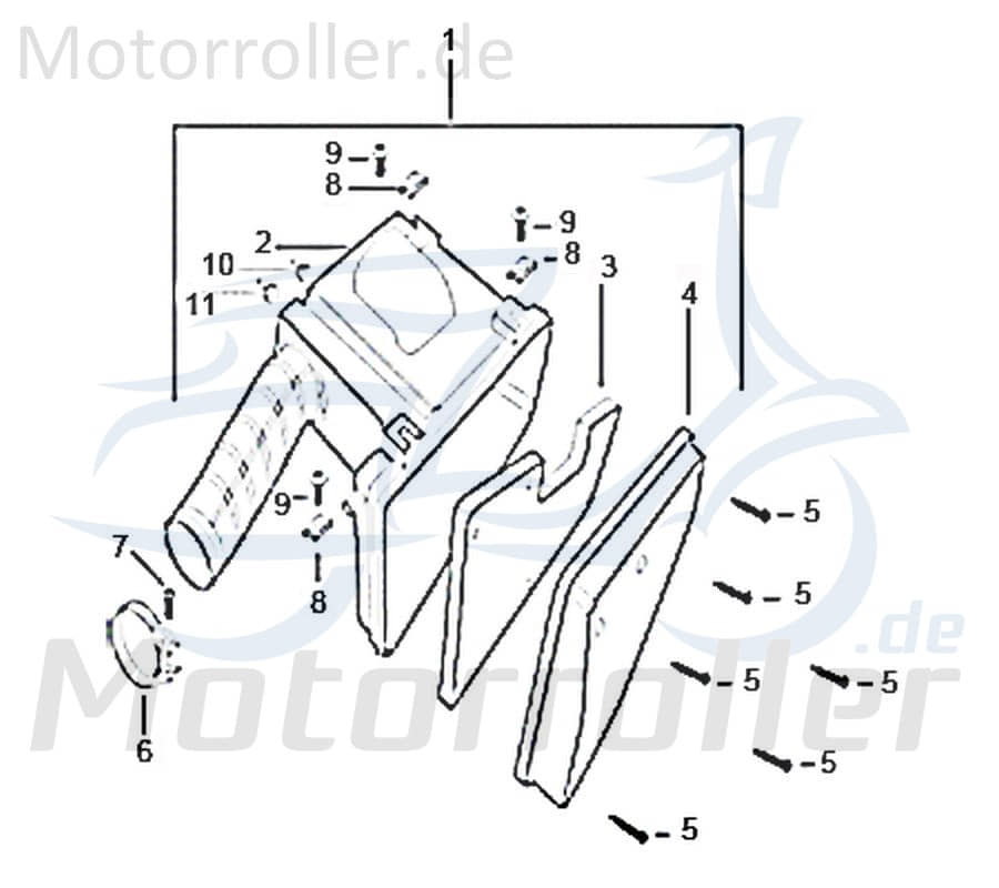 SMC Kreuzschlitzschraube M6x16mm Scooter 700-818-06016-AG Motorroller.de Kreuzschraube Kreutzschraube Kreutzschlitzschraube Moped Ersatzteil Service