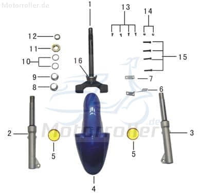 Eppella Eppella Scoody 20 Kontermutter 50ccm elektro ZW-P-12 Motorroller.de Sechskantmutter Flanschmutter Elektroroller Guewer Ersatzteil Service