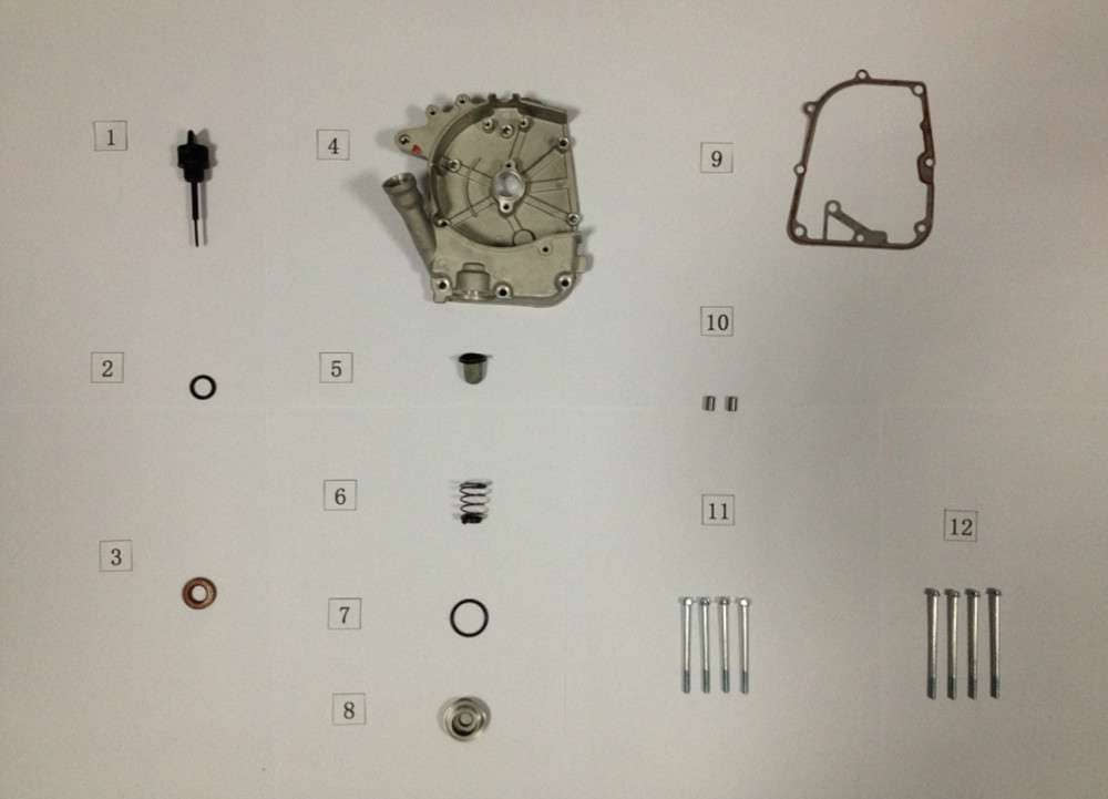 Kurbelgehäuseabdeckung rechts Deckel Znen Euro 4 11331-SQ5A-9000