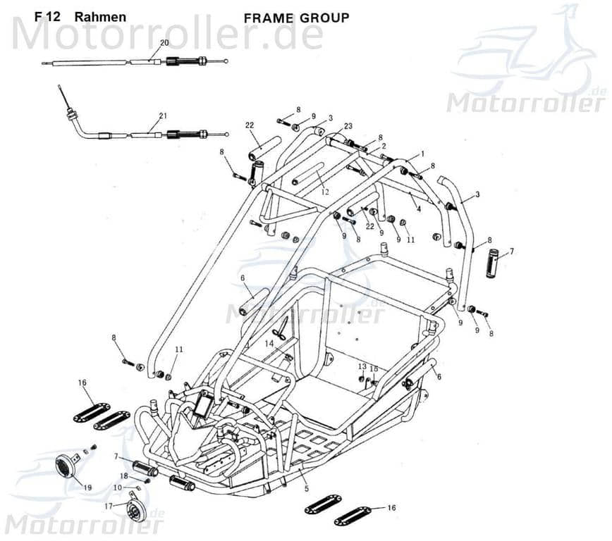 Sicherungsmutter M8 Tongjian Sicherheitsmutter 250ccm 4Takt Motorroller.de selbsthemmende Sicherungs-Mutter Stopmutter Stop-Mutter 150ccm-4Takt Buggy