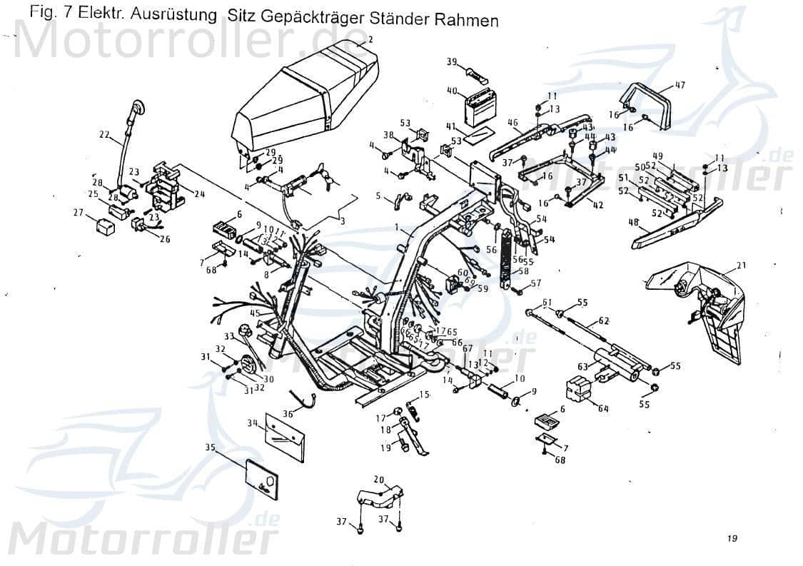 PGO Dämpfergummi Star 50 Silentblock Gummilager Roller B400001331A Motorroller.de Dämpferbuchse Gummianschlag Dämpfungsgummi Dämpfungsbuchse Star 50 2