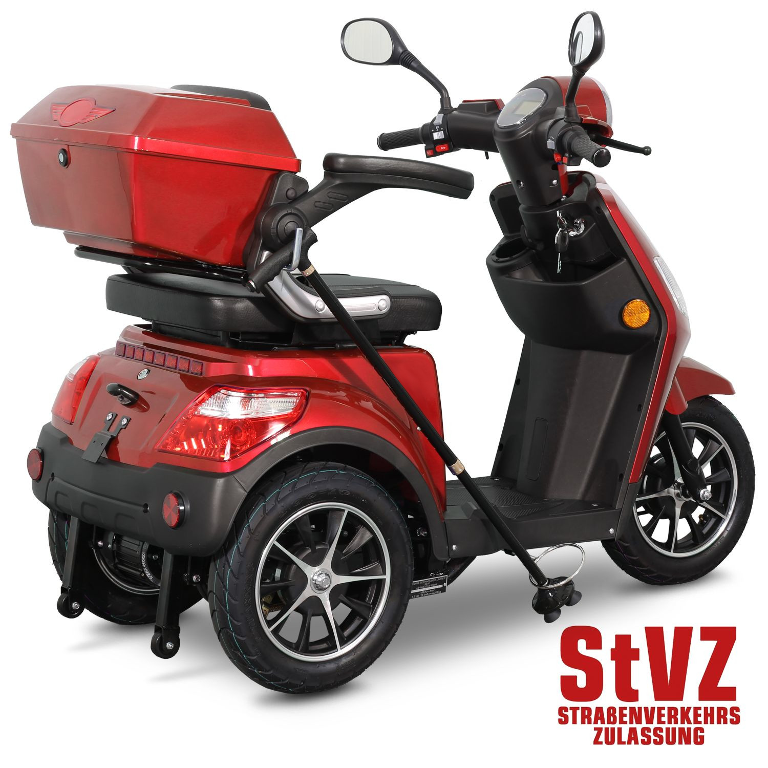 Dreiradroller Scoody E3 Trike 15 1000W 15 km/h Blei-Gel-Akku Elektroroller E-Roller E-Dreirad E-Trike keine Helmpflicht