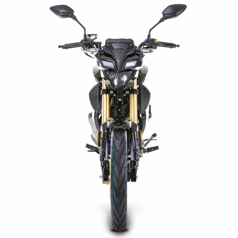 Motorrad Fighter 50 DV-RS blau 45 km/h Euro 5 Schaltmoped Mokick