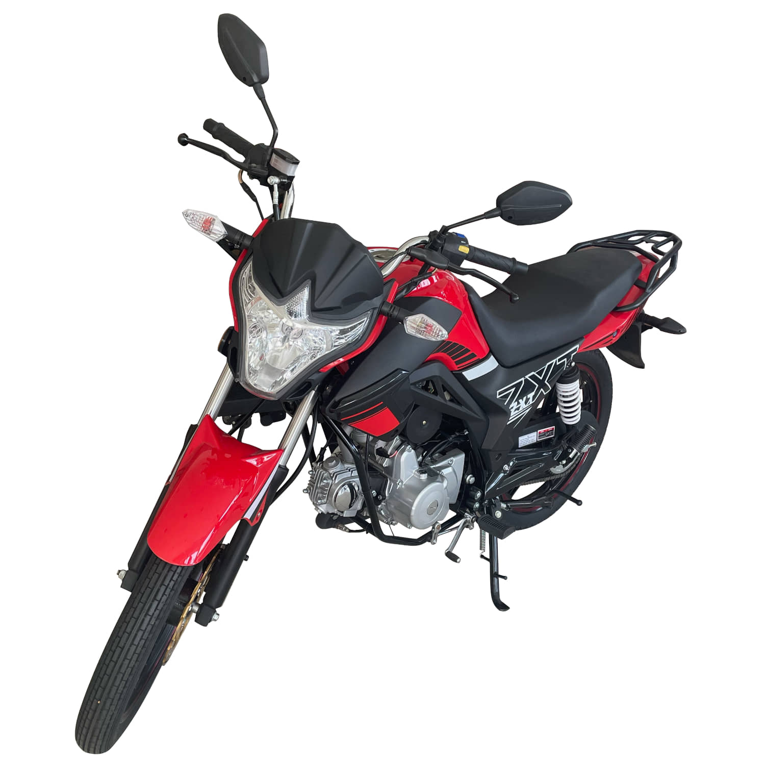 Motorrad Fighter 50 ZXT-RS rot 45 km/h Euro 5 Schaltmoped Mokick Kleinkraftrad Krad 4 Takt 50 ccm