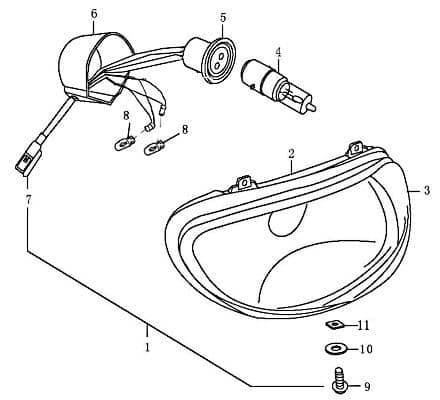 Unterlegscheibe M6x12mm verchromt Scheinwerfer 703826
