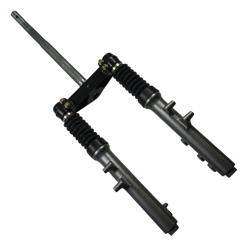 PGO Gabelbrücke silber TR3 50 Mofa Radgabel Telegabel Joch C1443002720 Motorroller.de Gabel-Brücke Vorderrad-Gabel Vorderradgabel Lenkgabel Gabeljoch