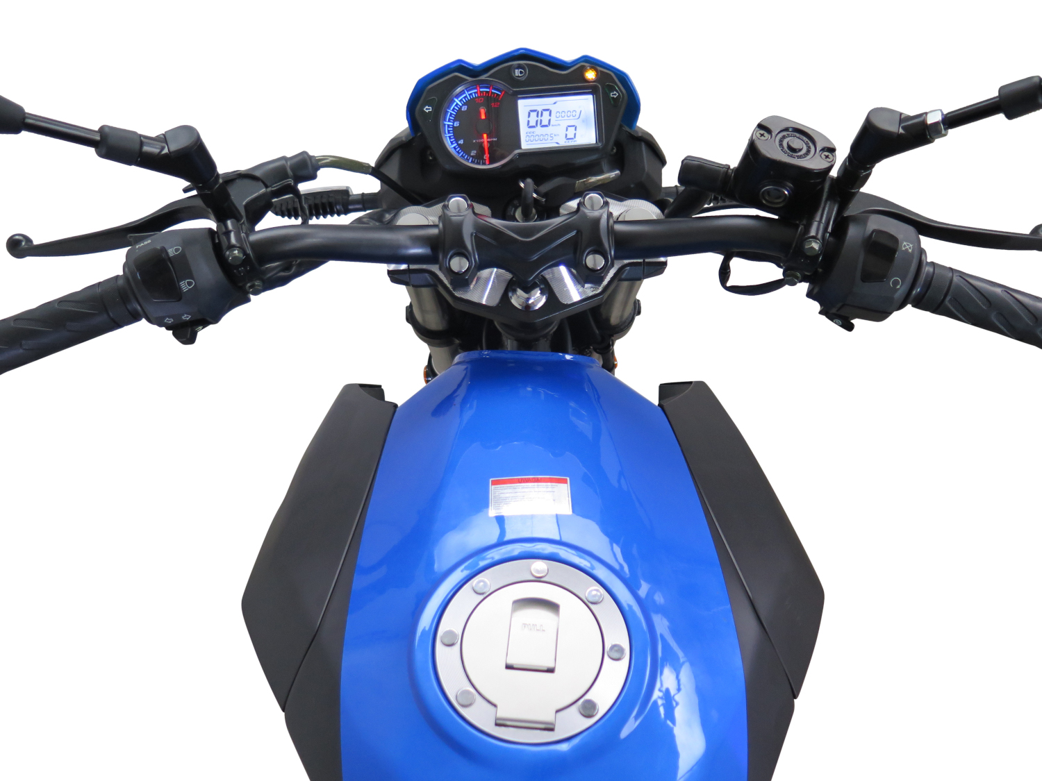 Motorrad Fighter 50 FR-S blau 45 km/h Euro 5 Schaltmoped Mokick 50ccm 4 Takt Kleinkraftrad Krad