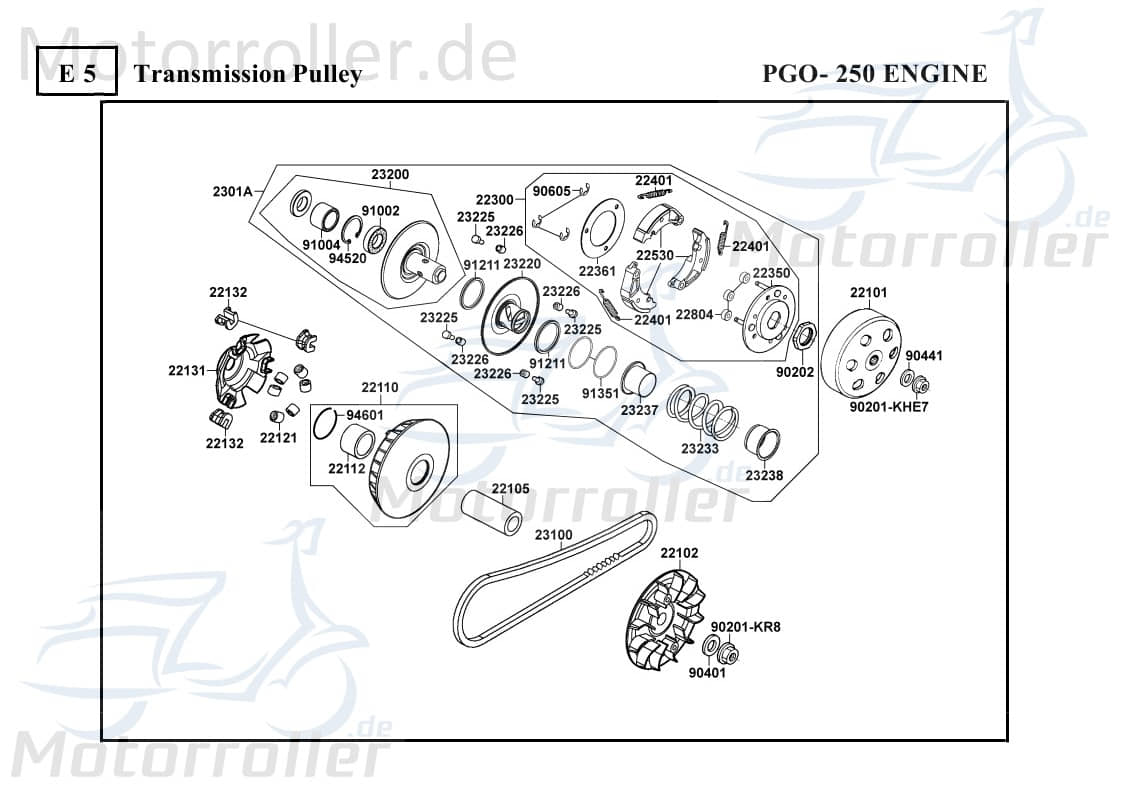 PGO Bugrider 250 Halteplatte Metallplatte Stahlplatte Halter 250ccm 4Takt 22131-KHE7-900.0 Motorroller.de Montageschiene Fixierung Halterung Buggy