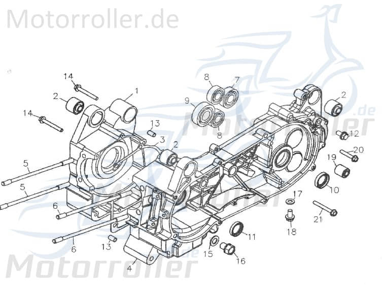 Adly Schraube Ablassschraube M12x1.5x15mm GK 125 125ccm 4Takt Motorroller.de verzinkt Bundschraube Maschinenschraube Flanschschraube Flansch-Schraube