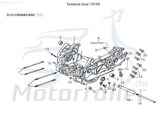 AEON Bundschraube M8x1.25x12mm mit Bund Quad ATV 180ccm 4Takt Motorroller.de Maschinenschraube Flanschschraube Flansch-Schraube Maschinen-Schraube UTV