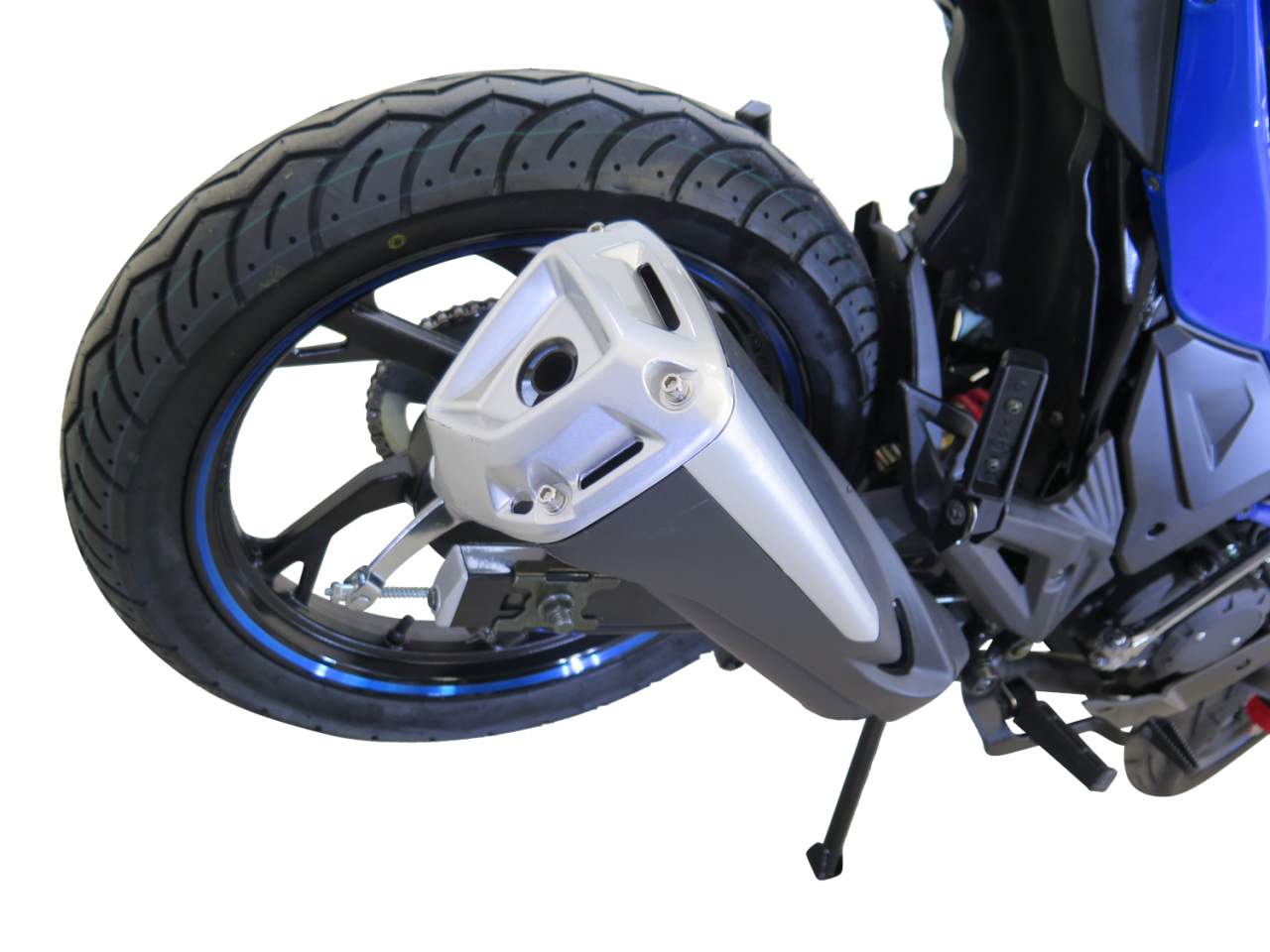 Motorrad Fighter 50 FR-S blau 45 km/h Euro 5 Schaltmoped Mokick 50ccm 4 Takt Kleinkraftrad Krad