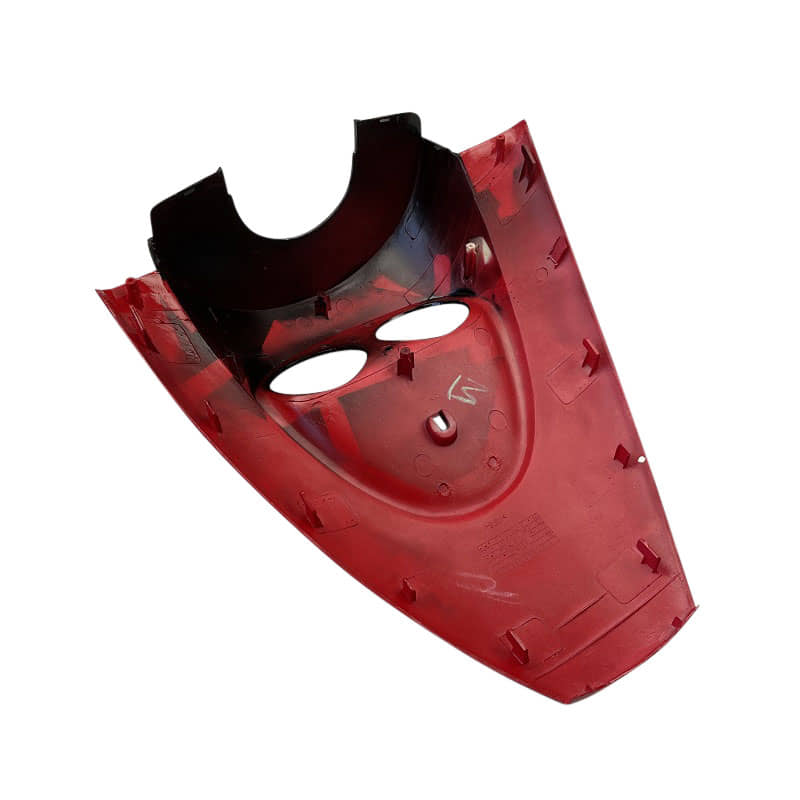 Rex RS250 QM50T-10A(B) Frontverkleidung mitte rot/schwarz 87643 Motorroller.de Frontmaske Frontabdeckung Scheinwerferverkleidung Kreidler Florett RMC-