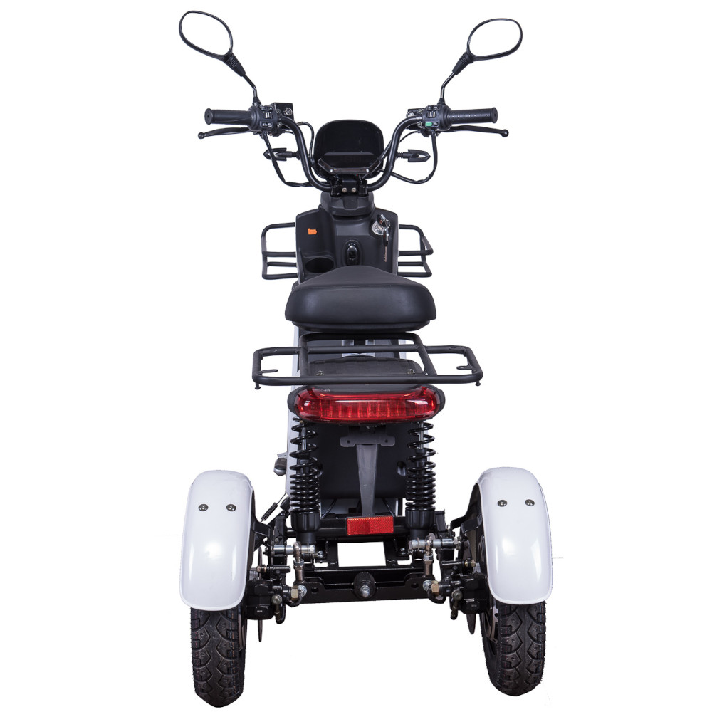 Dreirad Scoody E Trike ZT-29B rot 45 km/h 2x800 Watt Lithium-Ionen mit 2 Akkus B-Ware Elektroroller E-Scooter E-Roller Dreiradroller