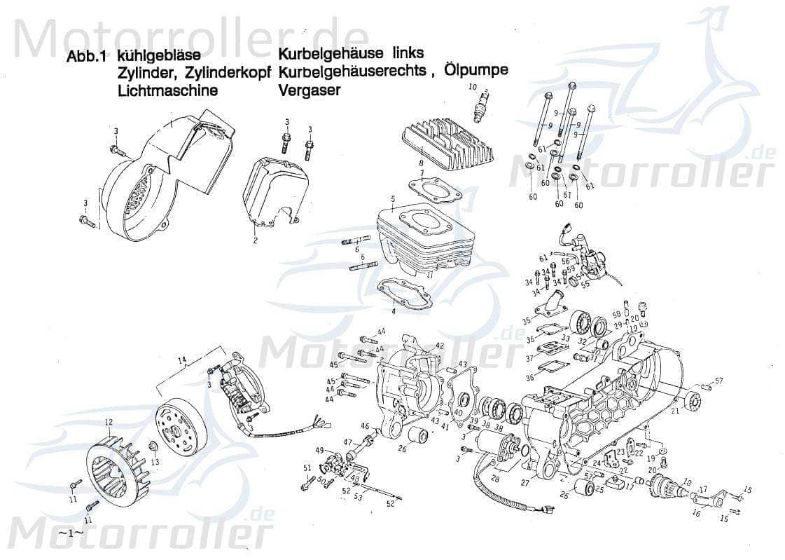 Dichtung Zylinderkopf PGO B4E10601506, E1065110000