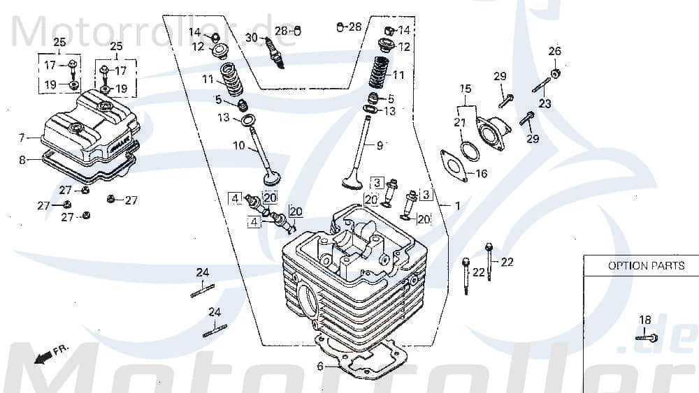 Dichtung Zylinderkopf VC-VT E1 DAE-12251-BA6-9610-M1