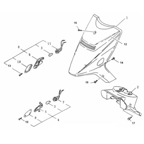 Rex 50 Scooter Emblem Logo Firmen-Logo 50ccm 2Takt 75705 Motorroller.de Firmen-Emblem Emblemschild 50ccm-2Takt Ersatzteil Service Inpektion