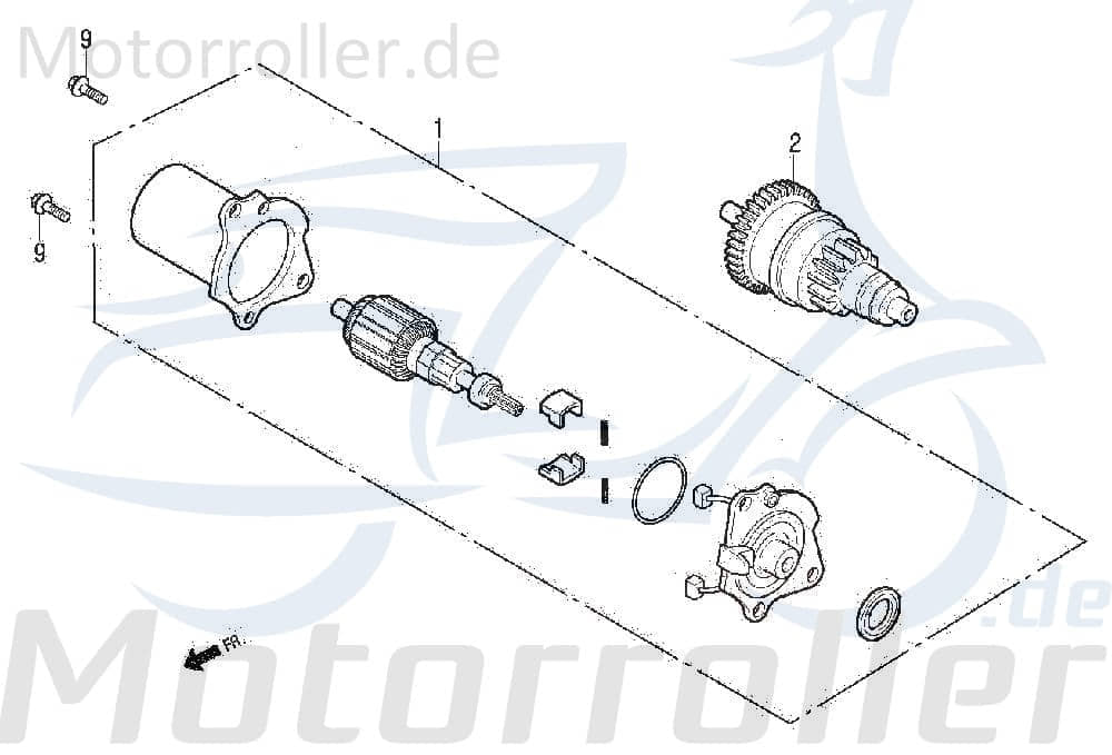 Freilauf Anlasserfreilauf DAE-31209-SE5-0150