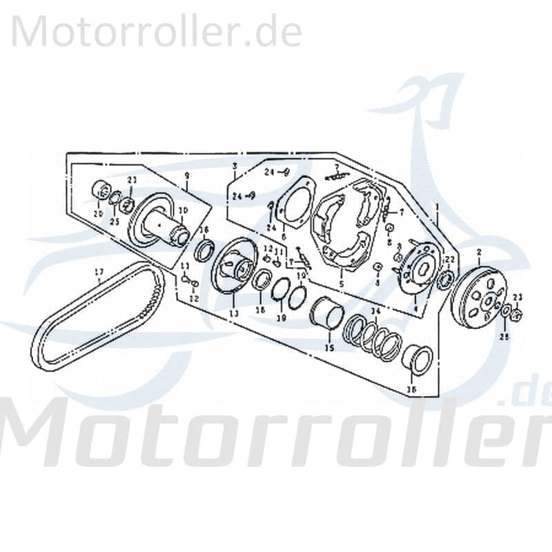 Nadellager 79705 für 125ccm 4Takt