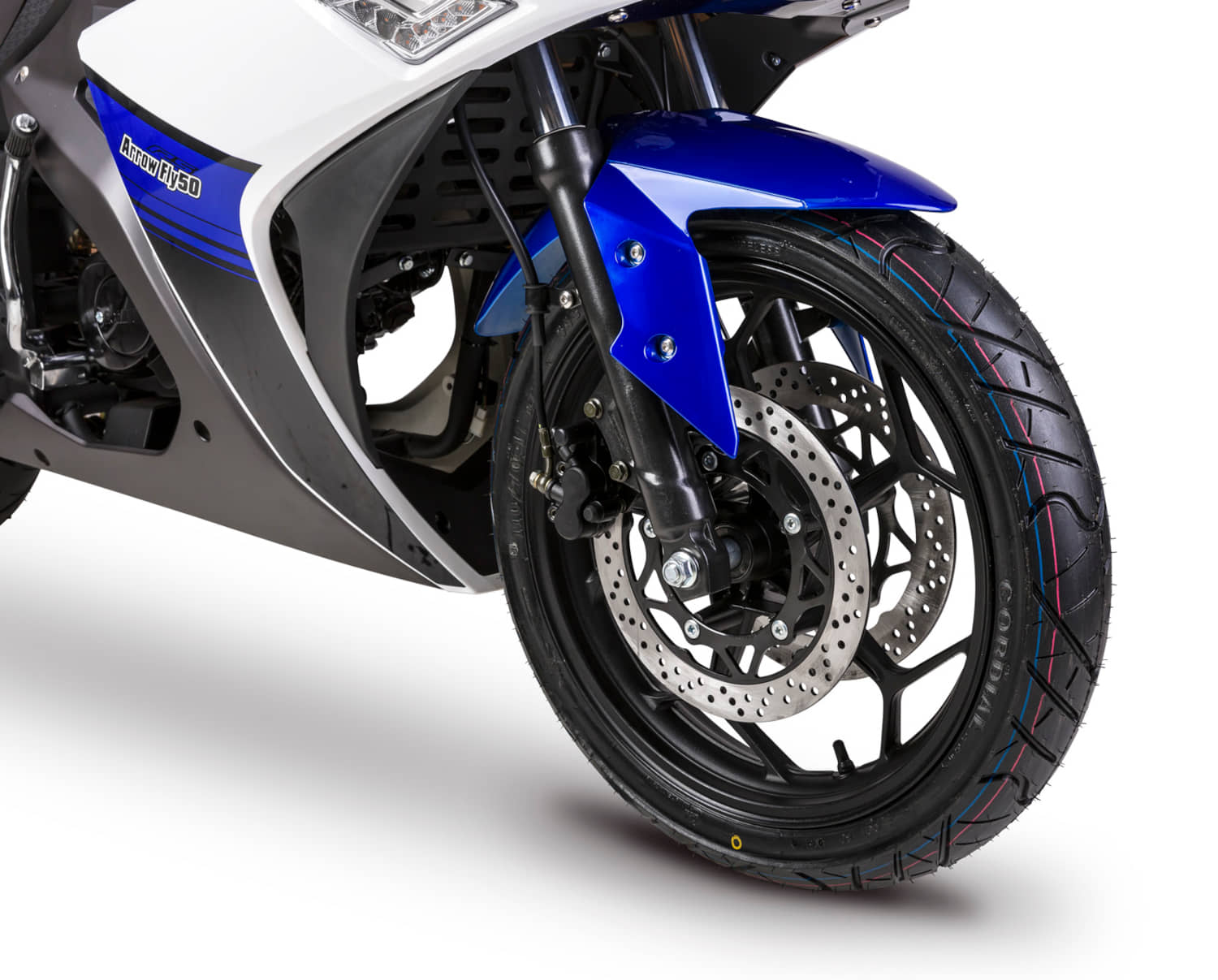 Motorrad Fighter 50 AF-RS schwarz-rot 45 km/h Euro 5 Schaltmoped Mokick Kleinkraftrad