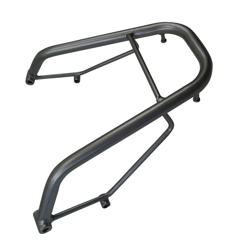 PGO GEPÄCKTRÄGER hinten silber PMX 110 Topcase-Halterung P2676010720 Motorroller.de Kofferträger Gepäck-Träger Topcasehalterung Koffer-Träger PMX 50