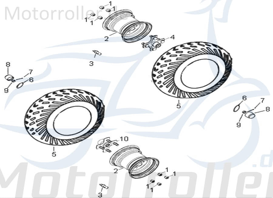 AEON Radnabe links 4203039A-000
