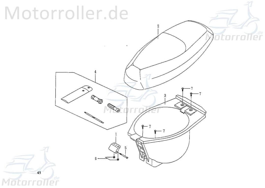 PGO Bundmutter M6 Barossa Cheetah 250 Quad ATV 92050600002 Motorroller.de Sechskantmutter Flanschmutter Sechskant-Mutter Flansch-Mutter Bund-Mutter