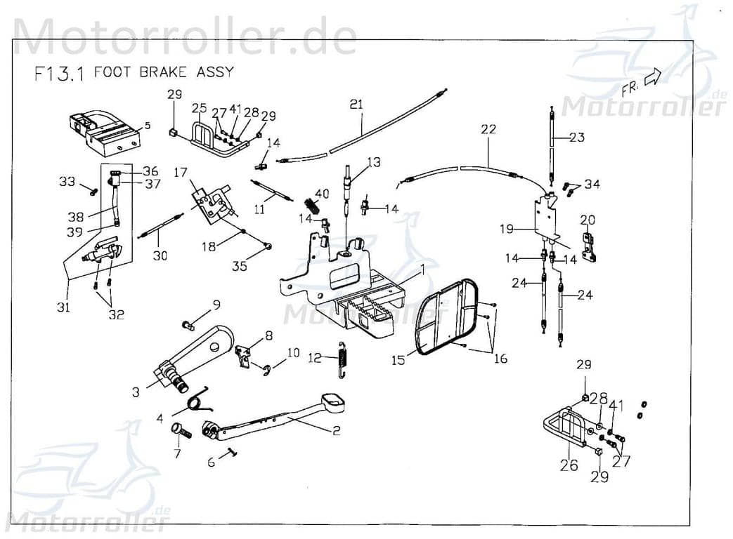 PGO Feder Kickbremse X-RIDER 150 Quad ATV 150ccm 4Takt Motorroller.de Kickbremsenfeder PGO 110ccm-2Takt X-RIDER 110 UTV Ersatzteil Service Inpektion