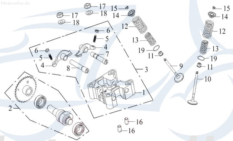 Barossa Cheetah 250 Scheibe Quad 250ccm 4Takt 97201-081822-B Motorroller.de Unterlegscheibe U-Scheibe Distanz-Scheibe Unterleg-Scheibe Abstandsscheibe