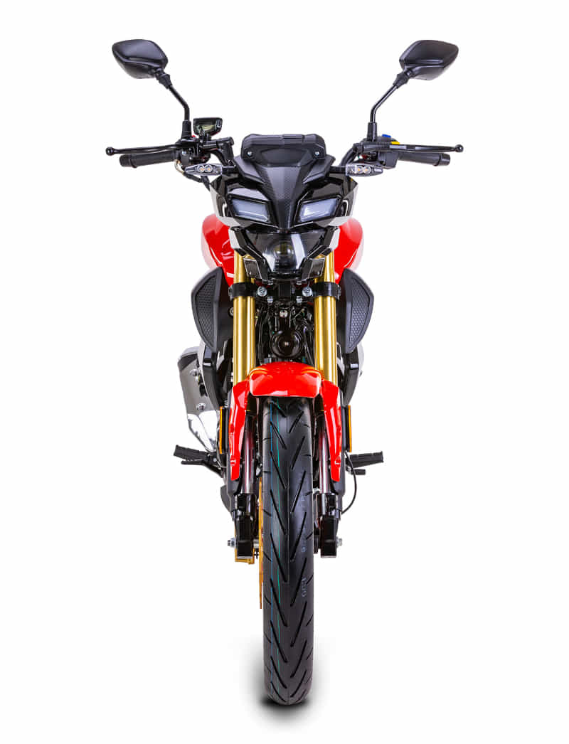 Motorrad Fighter 50 DV-RS rot 45 km/h Euro 5 Schaltmoped Mokick