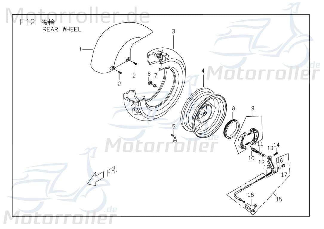 PGO O-Ring G-Max 150 Gummidichtung Dichtring Gummiring 50ccm 95511000002 Motorroller.de Oring Gummi-Ring Dicht-Ring PGO 50ccm-2Takt Ligero RS 50