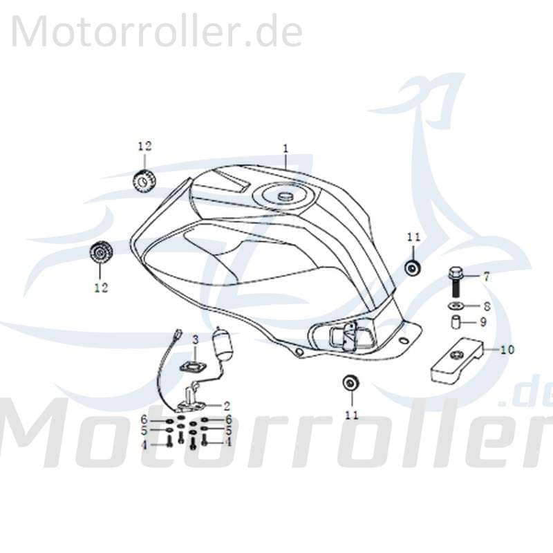 Kreidler STREET 125 DD Benzinstandsanzeige 125ccm 4Takt 91389 Motorroller.de Kraftstoffanzeige Spritanzeige Anzeige-Kraftstoff Anzeige-Benzin Scooter